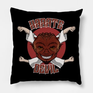 Karate Devil Pillow