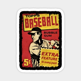 VINTAGE BASEBALL - TOPPS CARDS EXTRA FEATURE Magnet
