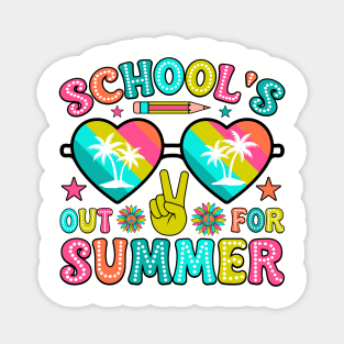 Schools Out For Summer Shirt, Happy Last Day Of School Shirt, Summer Holiday Shirt, End Of the School Year Shirt, Classmates Matching Magnet