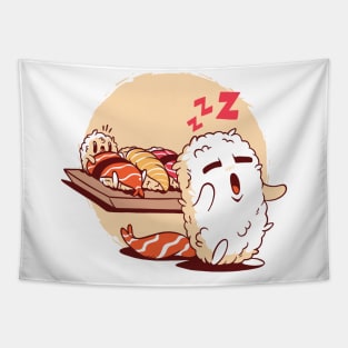 Sleep Walking Sushi Tapestry