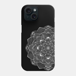 Mandala silver Phone Case