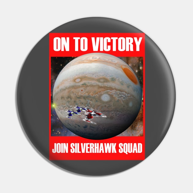 Join Silverhawk Squad Pin by arcadeheroes