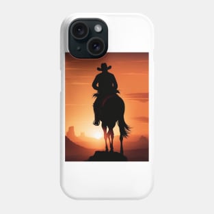 Lonely cowboy Phone Case