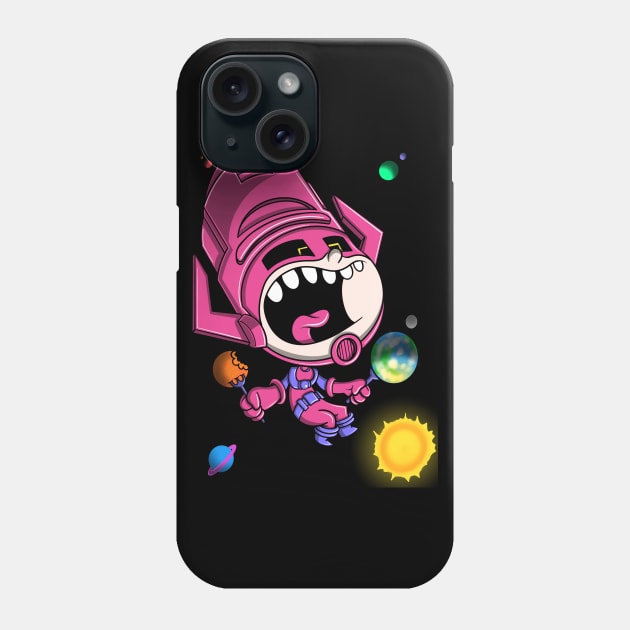 Roasting Planets over an open Sun Phone Case by chrisnazario