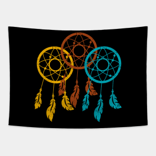 Vintage Distressed Dream Catchers Tapestry