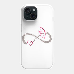 Infinite Love ∞ I Love Archery ∞ Bowing Phone Case