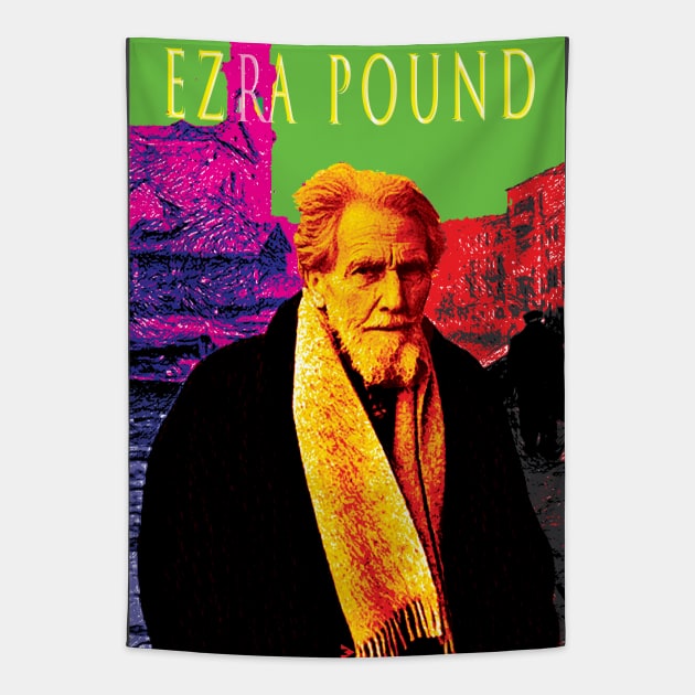 Ezra Pound Tapestry by Exile Kings 