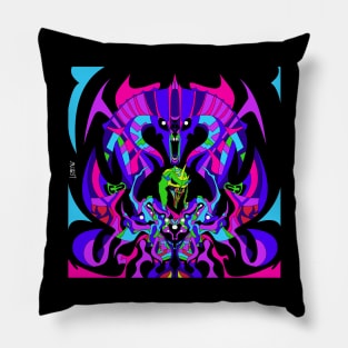 dark nazgul ecopop in balrog dreams of the middle earth ecopop Pillow