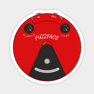 Purple Haze Fuzz Pedal T-Shirt Magnet