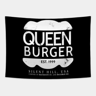 Queen Burger - white Tapestry