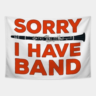 Sorry I Have a Band Tapestry