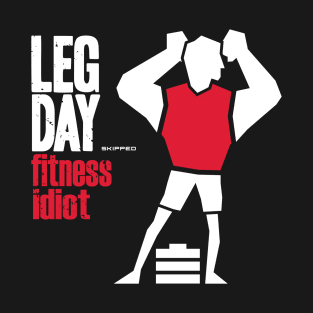 Leg day skipped-album cover parody T-Shirt
