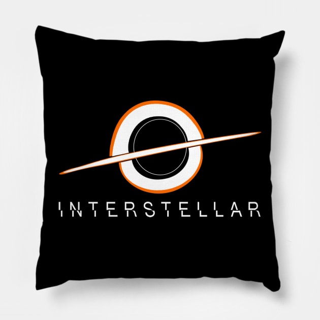 Black Hole Interstellar Pillow by BuckRogers