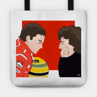 Ayrton Senna and Alain Prost Tote