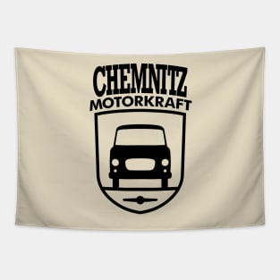 Barkas B1000 Motorkraft Chemnitz coat of arms (black) Tapestry