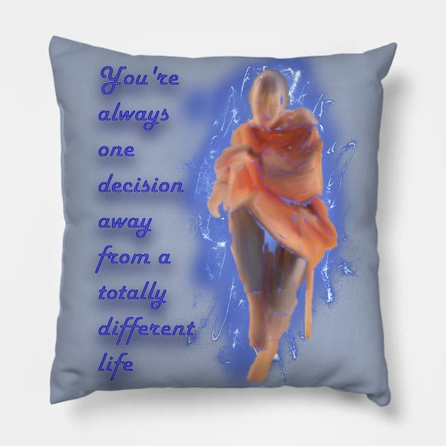 Decisions Pillow by djmrice