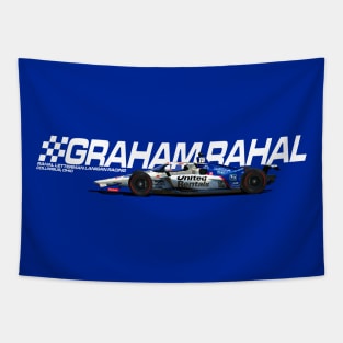 Graham Rahal 2022 (white) Tapestry