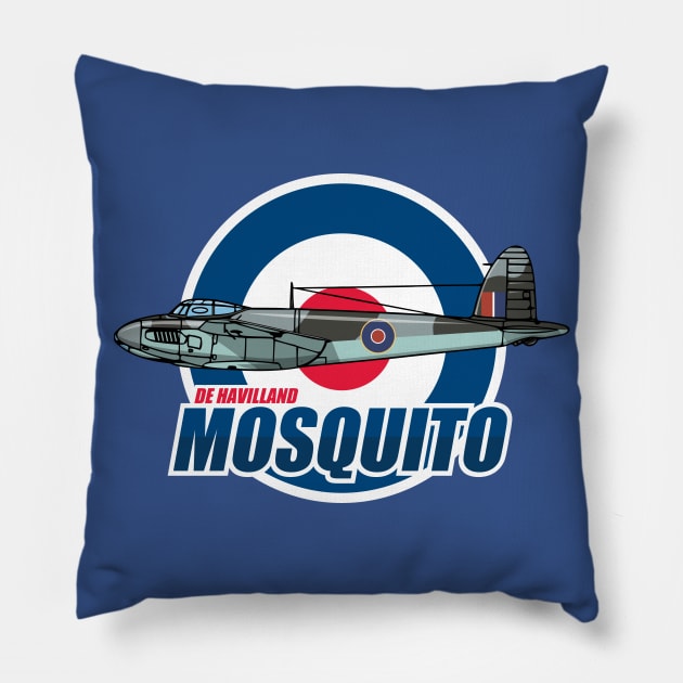 de Havilland Mosquito Pillow by TCP