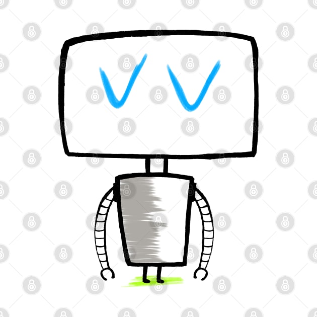 kawaii - cute robot doodle – Robotoh – Tsk, Tsk by LiveForever