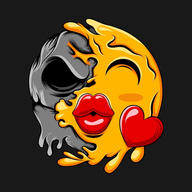 Kiss Zombie Emoji by D3monic