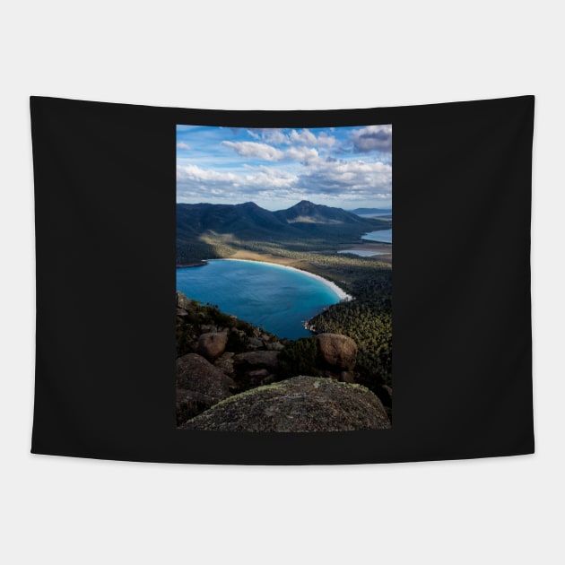 Wineglass Bay Tapestry by krepsher