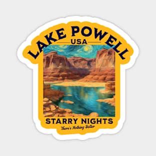 Lake Powell Starry Nights Van Gogh Style T-Shirt Magnet