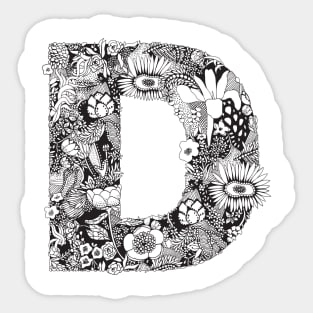 Letter D Name Stickers for Sale