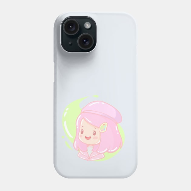 cute pink artist Phone Case by artINhousee