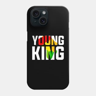 Young King Black History Month Phone Case