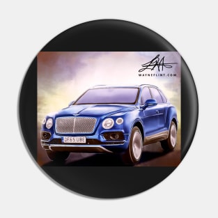 Digital Bentley SUV Pin