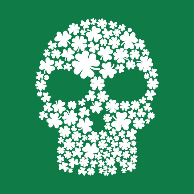 Shamrock Skull by Designzz