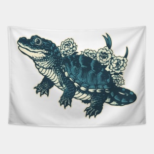 alligator snapping turtle Tapestry