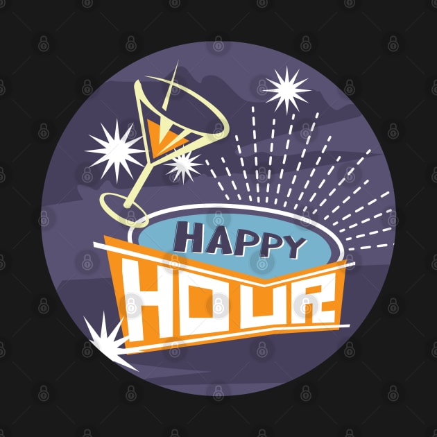 Happy Hour [Circular design] by Blended Designs