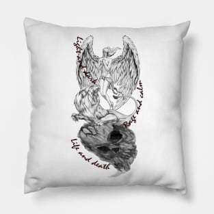 Angel and leon. Pillow