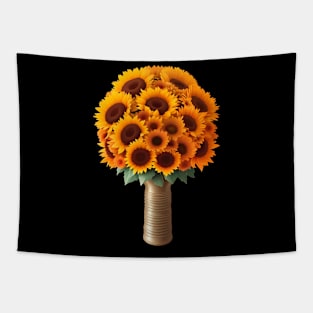 Sunflower design Tapestry