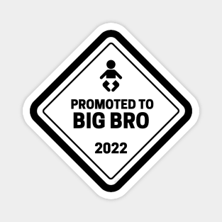 Promoted to Big Brother Baby Announcement Magnet
