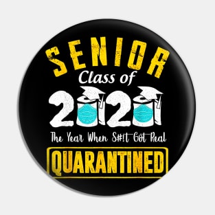 Senior Class of 2020 Quarantine Graduation Toilet Paper T-Shirt Pin