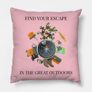 Find Your Escape in the Great Outdoors Camping Pillow