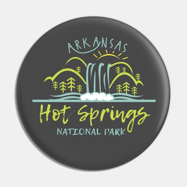 Hot Springs National Park Pin by LostOnTheTrailSupplyCo