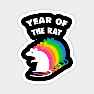Chinese Zodiac Year of the Rat 2020 Magnet