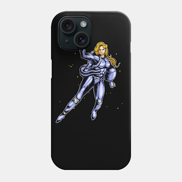 Illustration Vector Graphic Woman Astronaut Phone Case by Invectus Studio Store