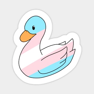 Pastel Trans Duck Magnet