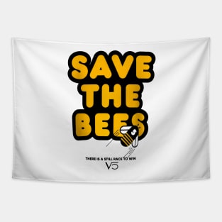 Sebastian Vettel Save the bees design Tapestry