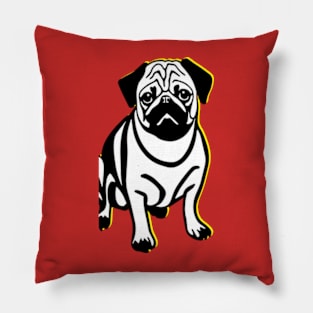 Pug Pop Art Pillow