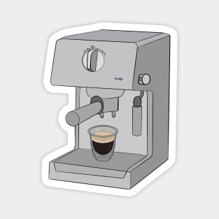 Espresso and Cappuccino Machine Magnet