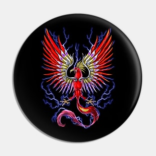 Thunderbird Cryptid Creature Pin