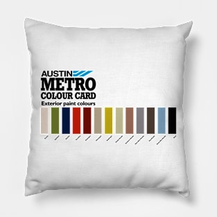 AUSTIN METRO - colour guide Pillow