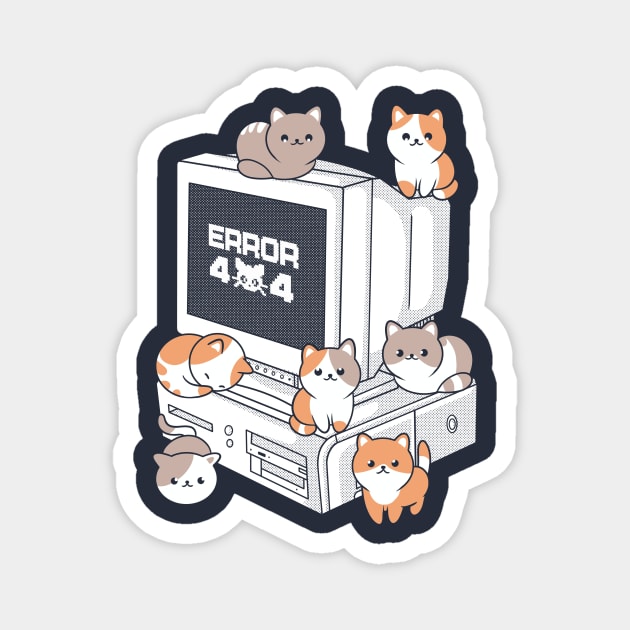 Error Cats Magnet by Eoli Studio