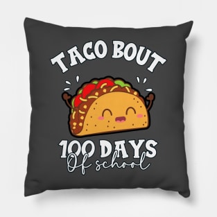 100 days of school kawaii Pillow