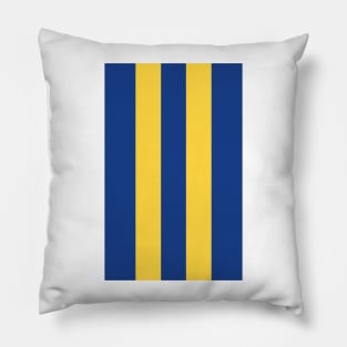 Leeds Retro 1994 Blue and Yellow Away Striped Pillow